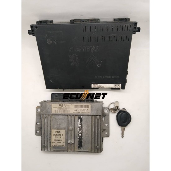 ΣΕΤ ΕΓΚΕΦΑΛΟΥ ΚΙΝΗΤΗΡΑ ΜΕ BSI PEUGEOT 206 KFW 9643782480 S105872300G