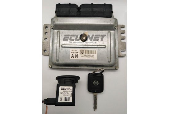 ΣΕΤ ΕΓΚΕΦΑΛΟΥ ΚΙΝΗΤΗΡΑ ΜΕ ΚΕΡΑΙΑ IMMOBILIZER NISSAN NOTE MEC37-670 AN 28590AX600