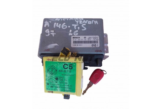 ΣΕΤ ΕΓΚΕΦΑΛΟΥ ΚΙΝΗΤΗΡΑ ΜΕ ΜΟΝΑΔΑ IMMOBILIZER ALFA ROMEO 146 1.6 0261204481 60622718