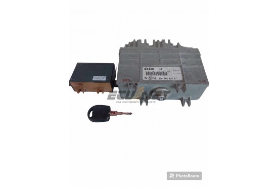 ΣΕΤ ΕΓΚΕΦΑΛΟΥ ΚΙΝΗΤΗΡΑ ΜΕ ΜΟΝΑΔΑ IMMOBILIZER VW GOLF 3 1.6 8V 030906027S 1H0953257BB