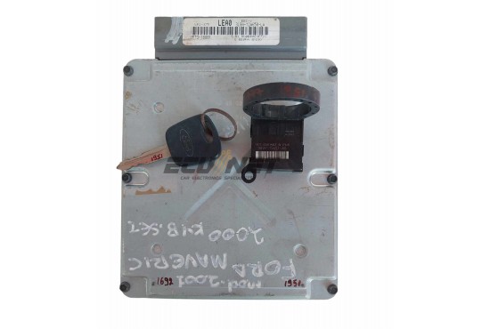 ΣΕΤ ΕΓΚΕΦΑΛΟΥ ΚΙΝΗΤΗΡΑ ΜΕ ΑΙΣΘΗΤΗΡΑ IMMOBILIZER FORD MAVERICK 3L8A-12A650-LA 98VP-15607-AB