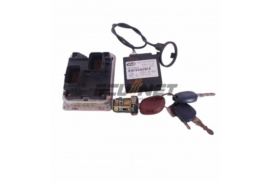 ΣΕΤ ΕΓΚΕΦΑΛΟΥ ΚΙΝΗΤΗΡΑ ΜΕ ΜΟΝΑΔΑ IMMOBILIZER ΑΦΑΛΟ ΚΑΙ ΚΛΕΙΔΙ FIAT BRAVO 1.2 0261206276 46744908
