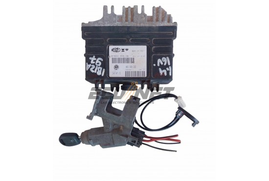 ΣΕΤ ΕΓΚΕΦΑΛΟΥ ΚΙΝΗΤΗΡΑ ΜΕ ΠΗΝΙΟ IMMOBILIZER ΔΙΑΚΟΠΤΗ ΜΙΖΑΣ ΚΑΙ ΚΛΕΙΔΙ SEAT IBIZA 1.4 16V 6K0906030 46538274 6K0905851